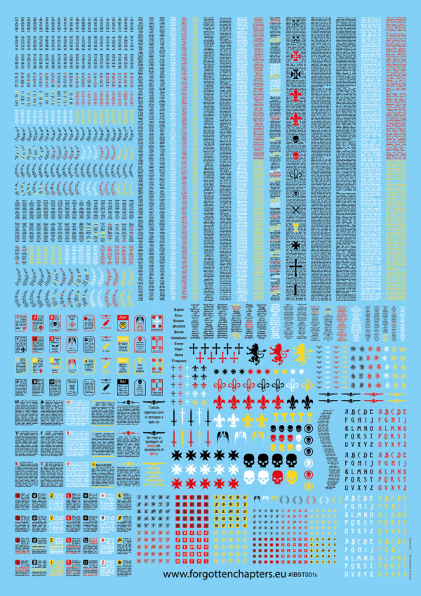 Purity Seals, Scrolls and Parchments - Sheet 1