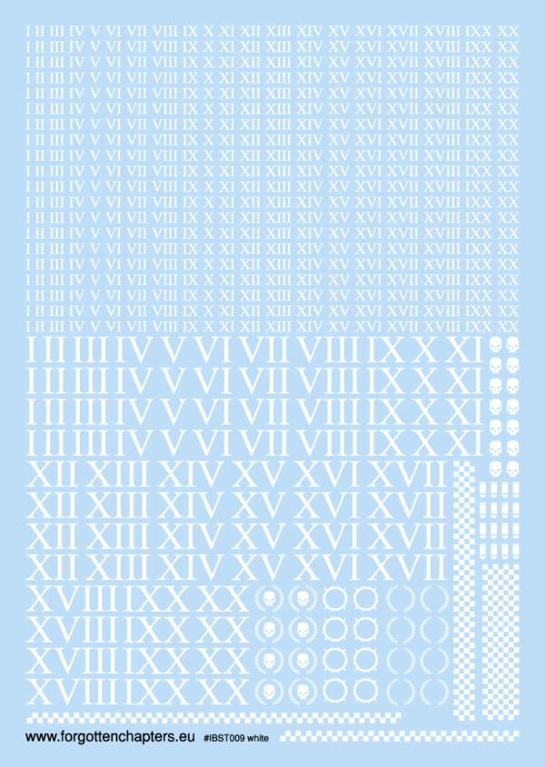 Roman Numerals - White - Image 3
