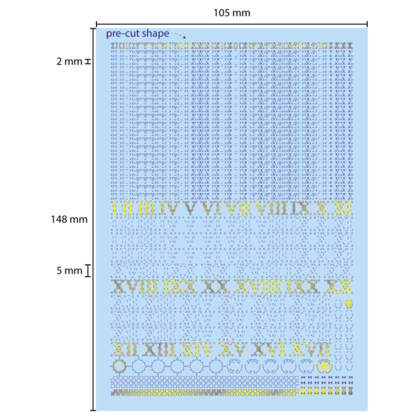 Roman Numerals - Gold - Image 4