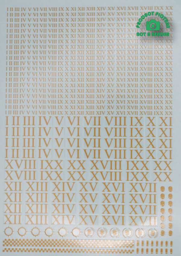 Roman Numerals - Gold - Image 2