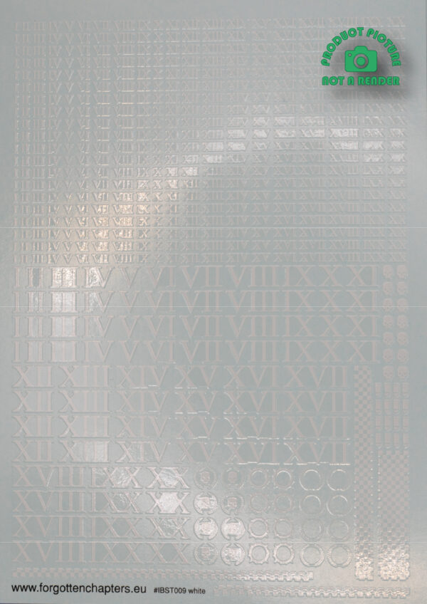 Roman Numerals - White - Image 2