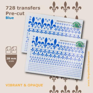 Fleur-de-Lys - Blue