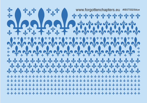Fleur-de-Lys - Blue - Image 4