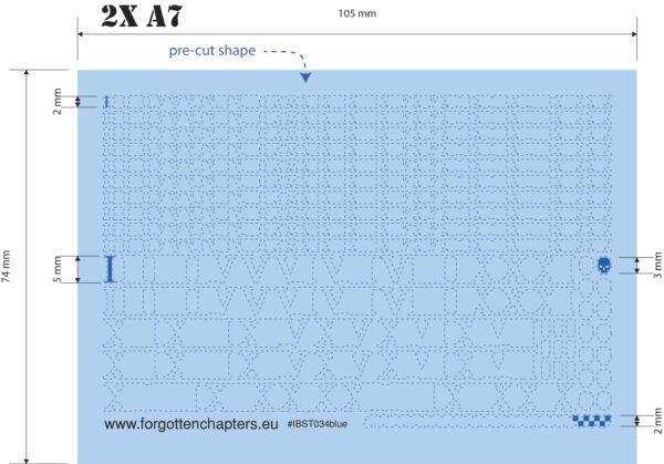 Roman Numerals - Blue - Image 3