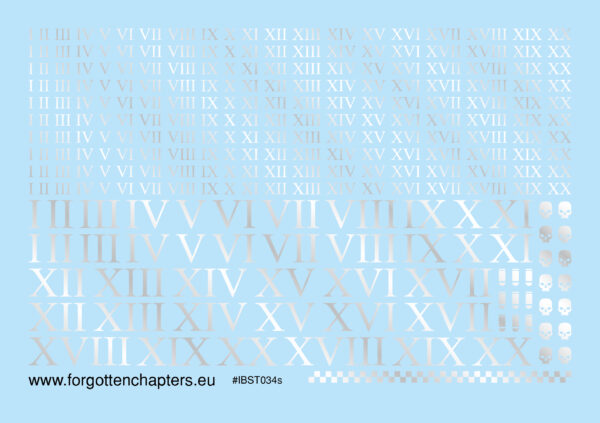 Roman Numerals - Silver - Image 4