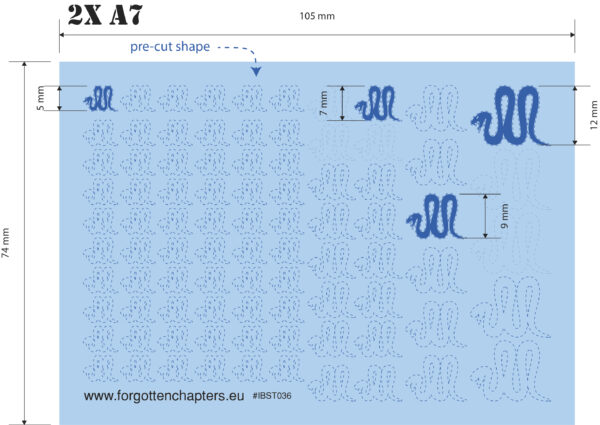 Snakes - Blue - Image 4