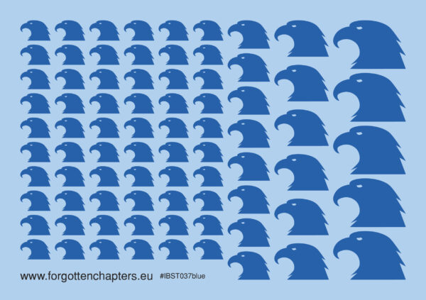 Falcon Heads - Blue - Image 3