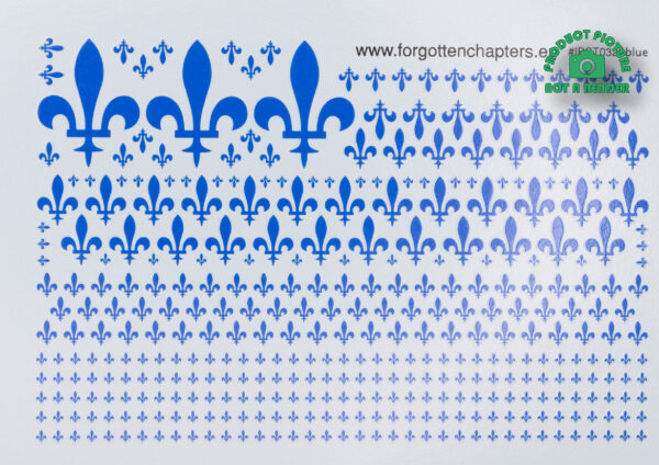 Fleur-de-Lys - Blue - Image 2