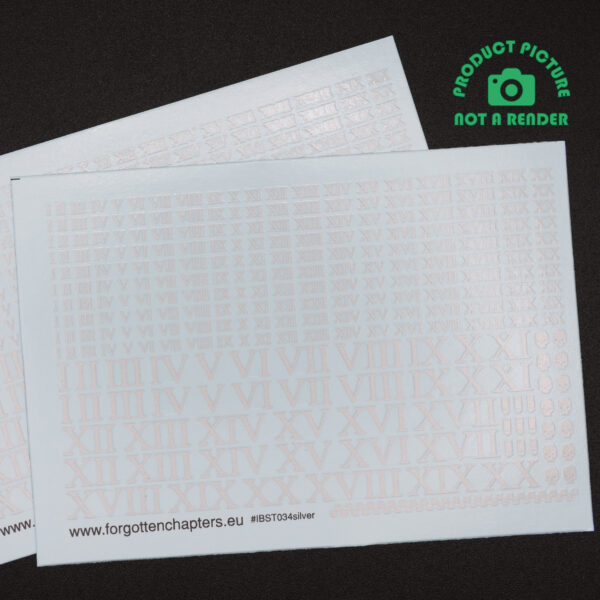 Roman Numerals - Silver - Image 3