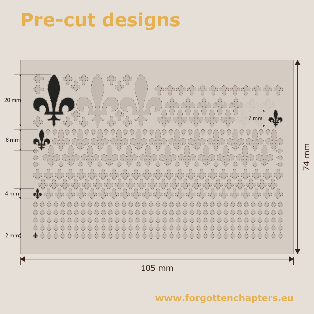 Fleur-de-Lys - Black - Image 3