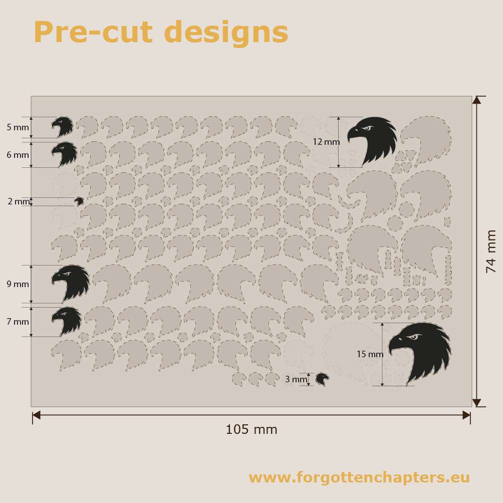 Eagle Heads - Black - Image 3
