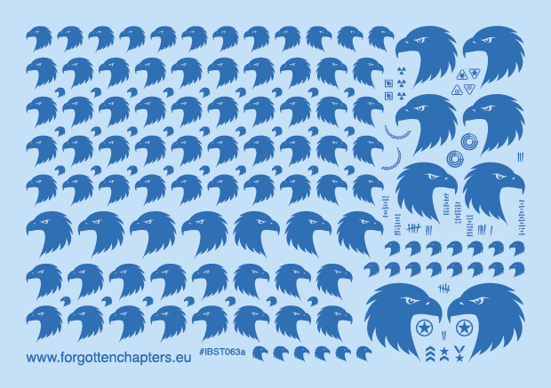 Eagle Heads - Blue - Image 2
