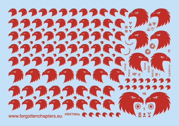 Eagle Heads - Red - Image 2