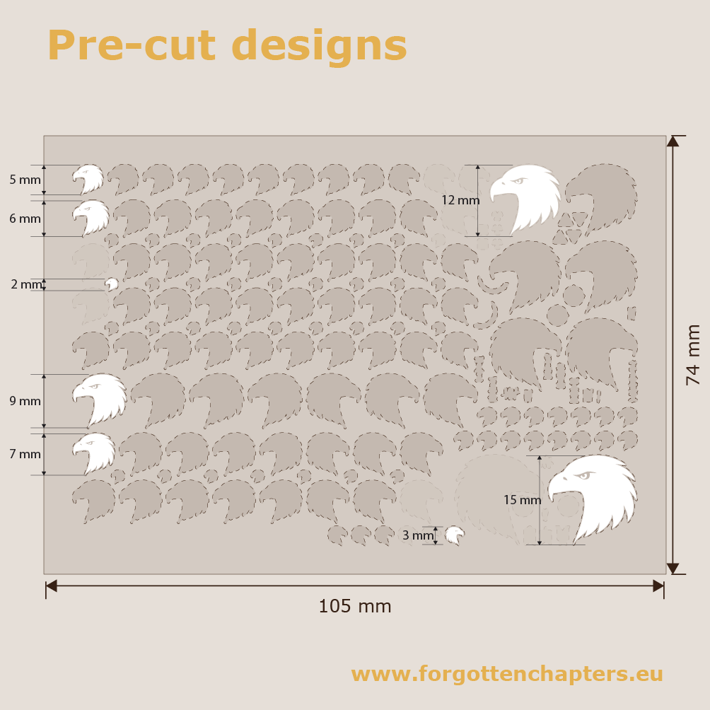 Eagle Heads - White - Image 3