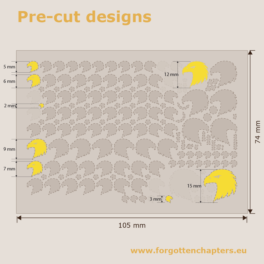 Eagle Heads - Yellow - Image 3