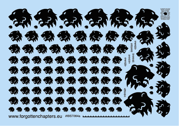 Lion Heads - Black - Image 2