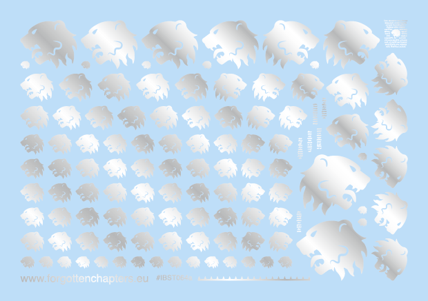 Lion Heads - Silver - Image 2