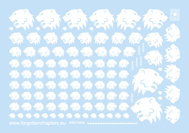 Lion Heads - White - Image 2